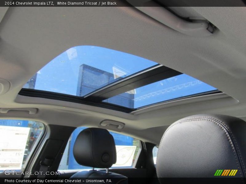 White Diamond Tricoat / Jet Black 2014 Chevrolet Impala LTZ