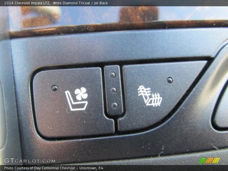 White Diamond Tricoat / Jet Black 2014 Chevrolet Impala LTZ