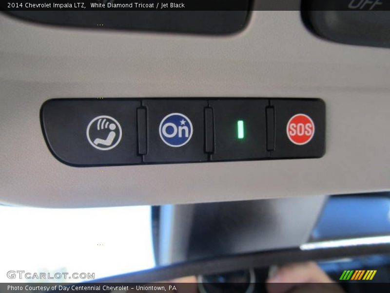 White Diamond Tricoat / Jet Black 2014 Chevrolet Impala LTZ