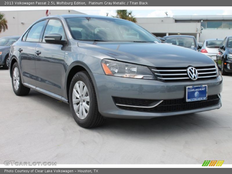 Platinum Gray Metallic / Titan Black 2013 Volkswagen Passat 2.5L Wolfsburg Edition