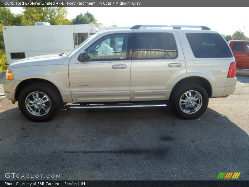 Ivory Parchment Tri Coat / Midnight Grey 2005 Ford Explorer Limited 4x4