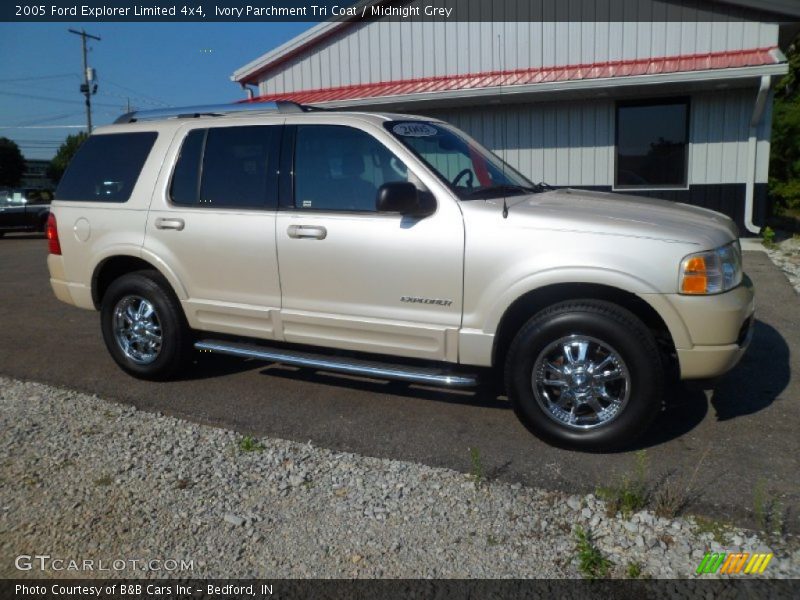 Ivory Parchment Tri Coat / Midnight Grey 2005 Ford Explorer Limited 4x4