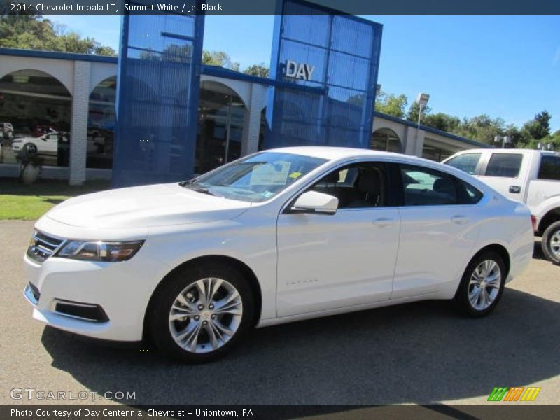 Summit White / Jet Black 2014 Chevrolet Impala LT