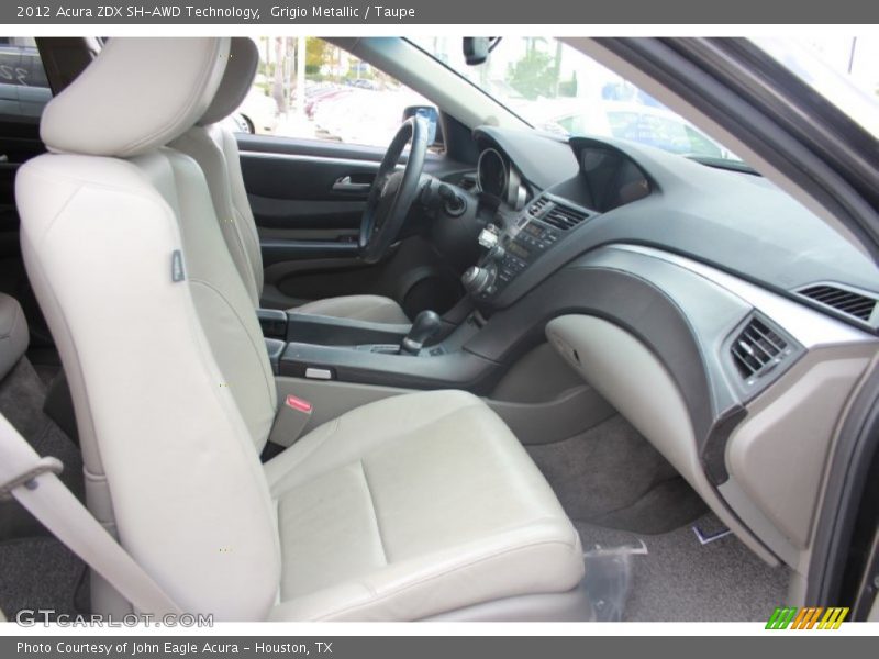 Grigio Metallic / Taupe 2012 Acura ZDX SH-AWD Technology