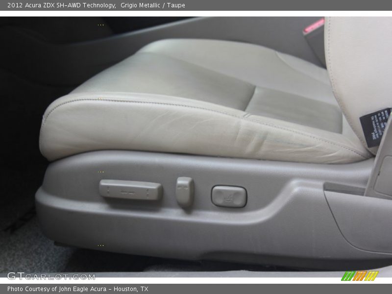 Grigio Metallic / Taupe 2012 Acura ZDX SH-AWD Technology