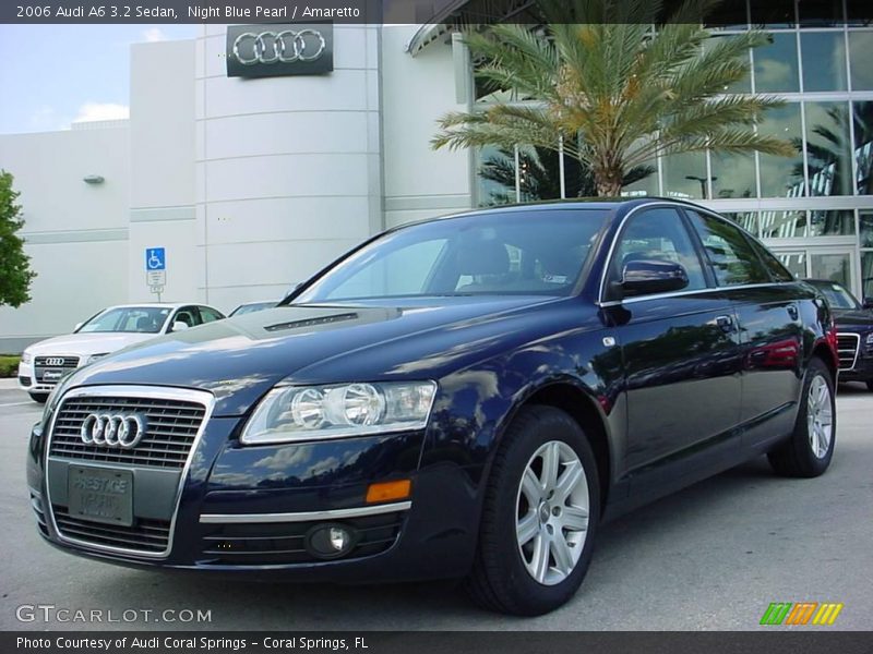 Night Blue Pearl / Amaretto 2006 Audi A6 3.2 Sedan
