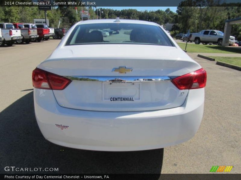 Summit White / Jet Black 2014 Chevrolet Impala LT
