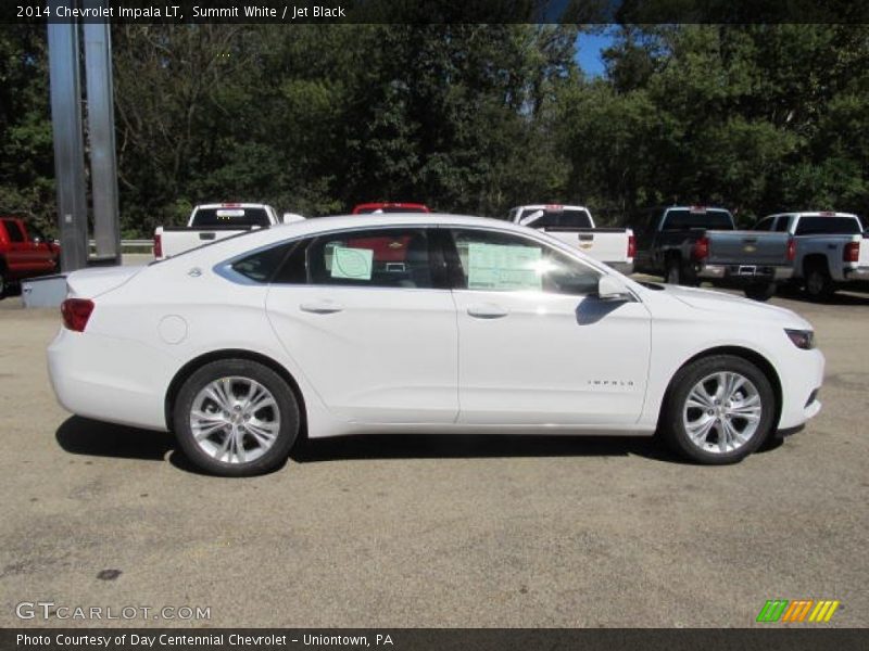 Summit White / Jet Black 2014 Chevrolet Impala LT