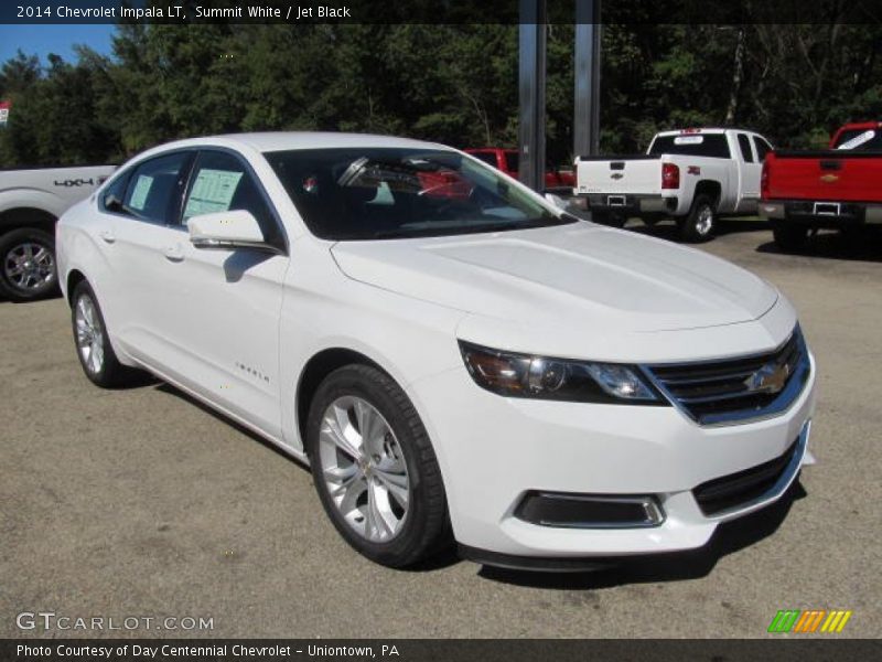 Summit White / Jet Black 2014 Chevrolet Impala LT