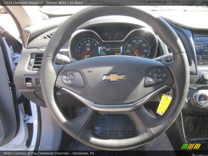 Summit White / Jet Black 2014 Chevrolet Impala LT