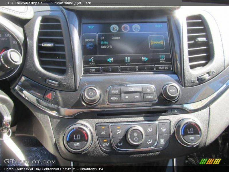 Summit White / Jet Black 2014 Chevrolet Impala LT