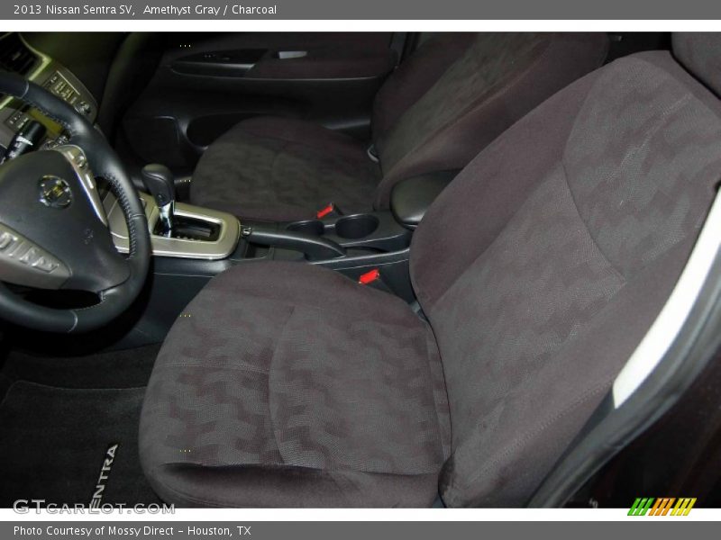 Amethyst Gray / Charcoal 2013 Nissan Sentra SV