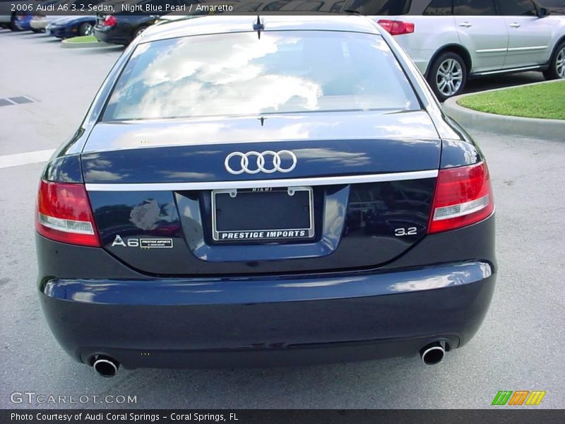 Night Blue Pearl / Amaretto 2006 Audi A6 3.2 Sedan