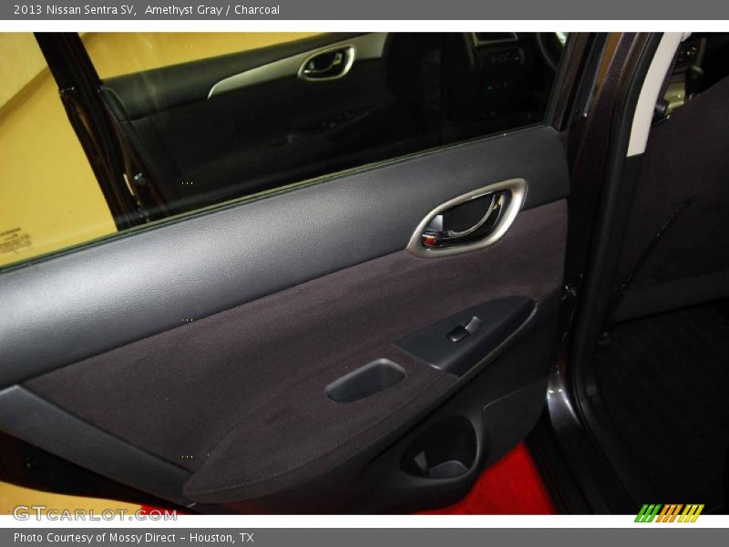 Amethyst Gray / Charcoal 2013 Nissan Sentra SV
