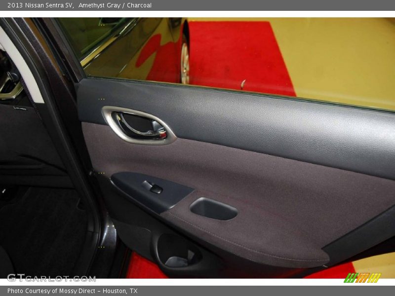 Amethyst Gray / Charcoal 2013 Nissan Sentra SV