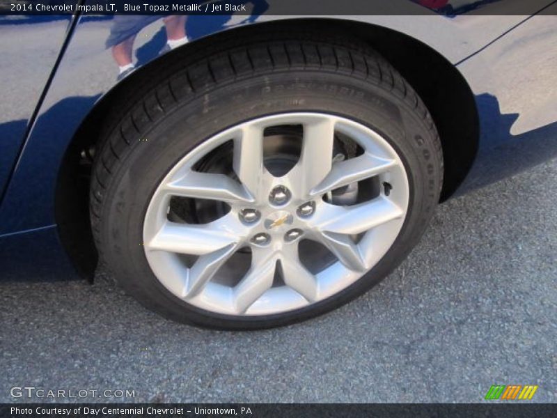 Blue Topaz Metallic / Jet Black 2014 Chevrolet Impala LT