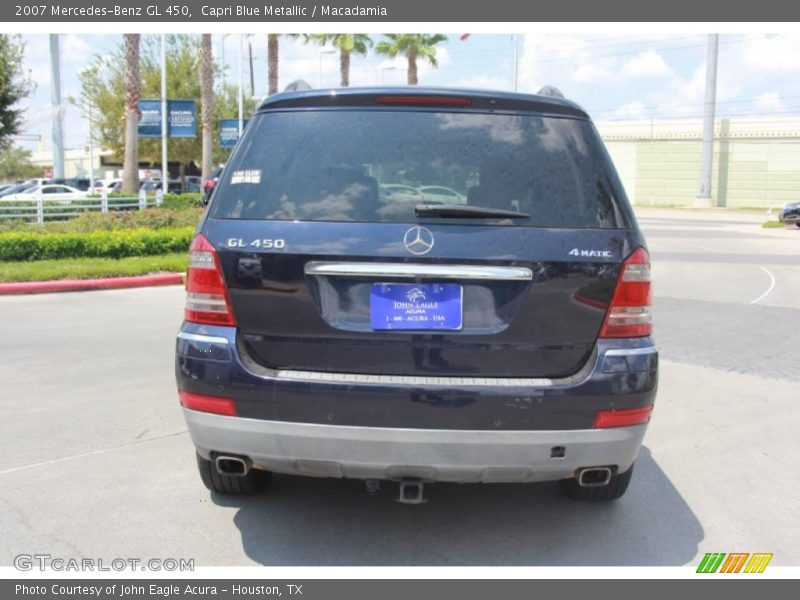 Capri Blue Metallic / Macadamia 2007 Mercedes-Benz GL 450