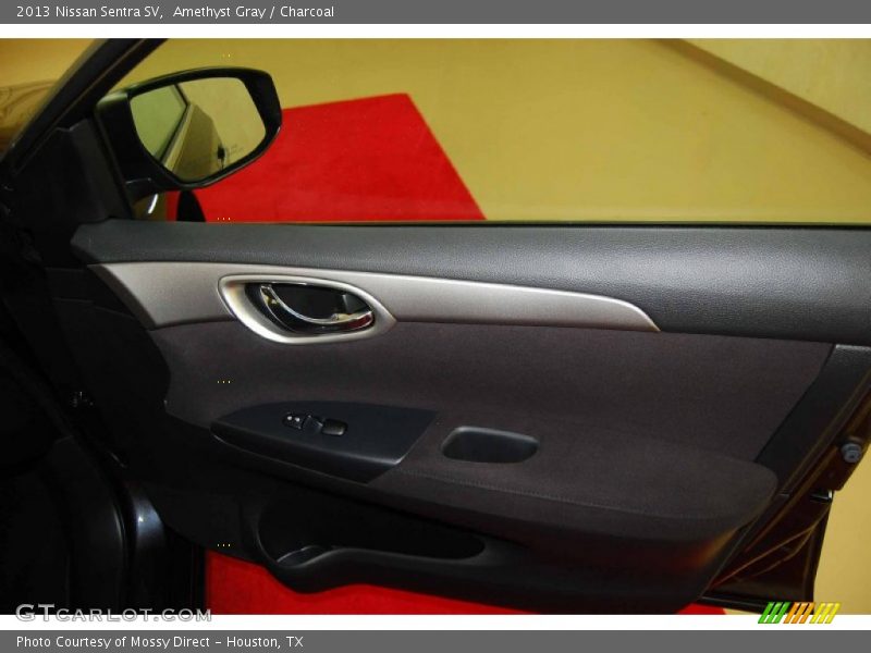 Amethyst Gray / Charcoal 2013 Nissan Sentra SV