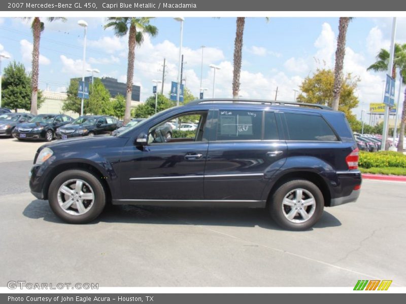 Capri Blue Metallic / Macadamia 2007 Mercedes-Benz GL 450