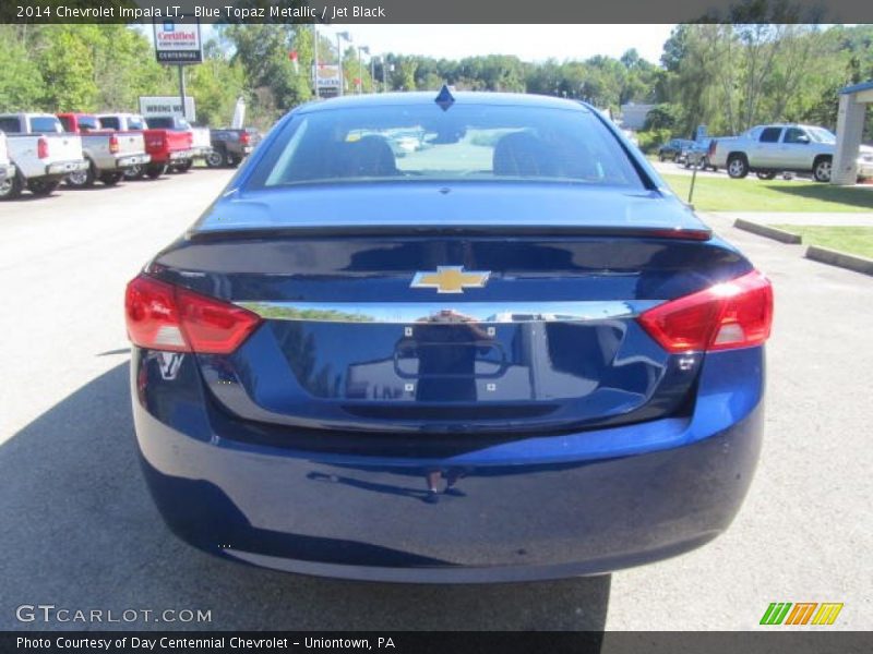 Blue Topaz Metallic / Jet Black 2014 Chevrolet Impala LT