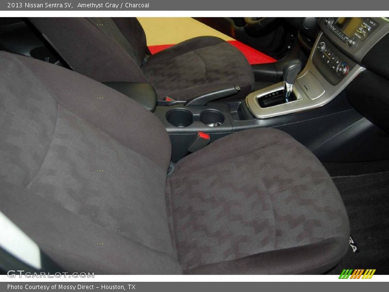Amethyst Gray / Charcoal 2013 Nissan Sentra SV