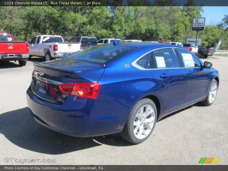Blue Topaz Metallic / Jet Black 2014 Chevrolet Impala LT