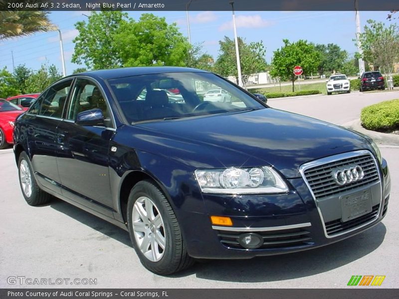 Night Blue Pearl / Amaretto 2006 Audi A6 3.2 Sedan