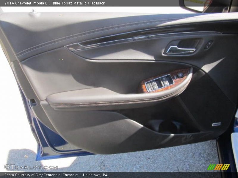 Blue Topaz Metallic / Jet Black 2014 Chevrolet Impala LT