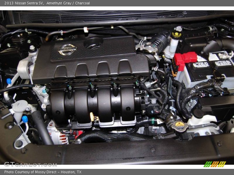 Amethyst Gray / Charcoal 2013 Nissan Sentra SV