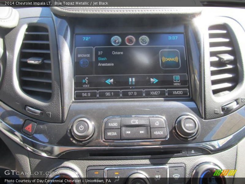 Blue Topaz Metallic / Jet Black 2014 Chevrolet Impala LT