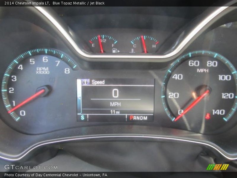 Blue Topaz Metallic / Jet Black 2014 Chevrolet Impala LT