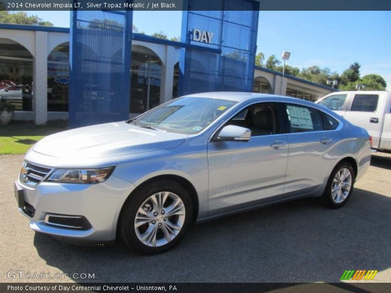 Silver Topaz Metallic / Jet Black 2014 Chevrolet Impala LT