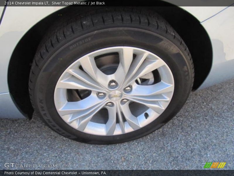 Silver Topaz Metallic / Jet Black 2014 Chevrolet Impala LT