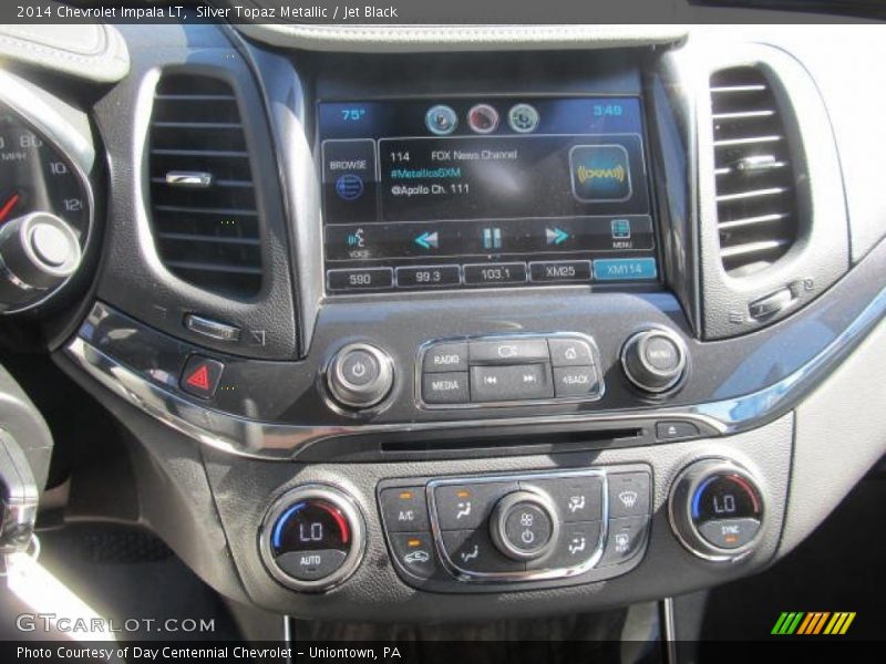 Silver Topaz Metallic / Jet Black 2014 Chevrolet Impala LT