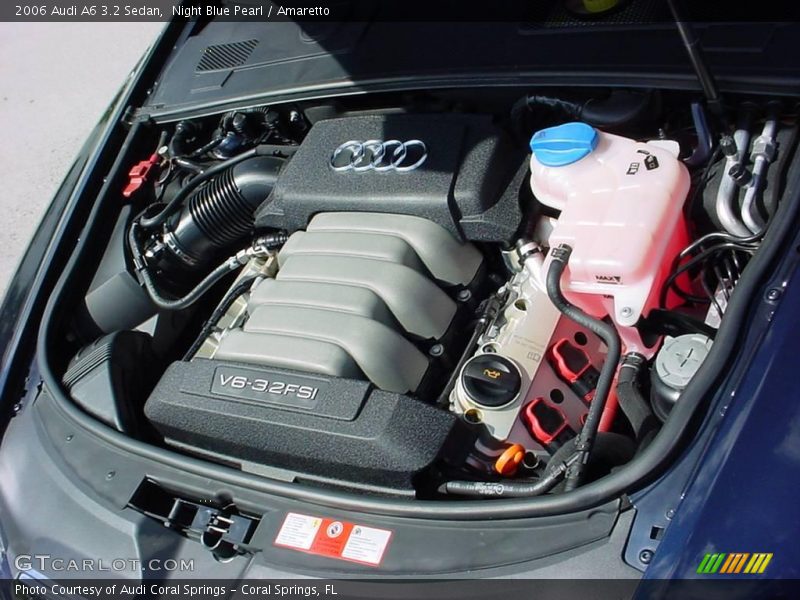 Night Blue Pearl / Amaretto 2006 Audi A6 3.2 Sedan