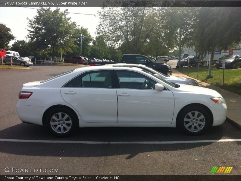 Super White / Ash 2007 Toyota Camry XLE V6