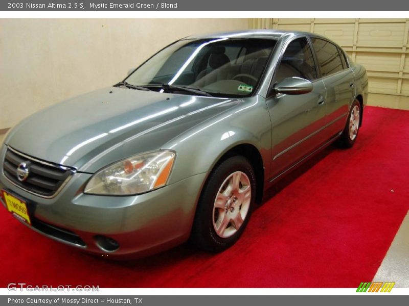 Mystic Emerald Green / Blond 2003 Nissan Altima 2.5 S