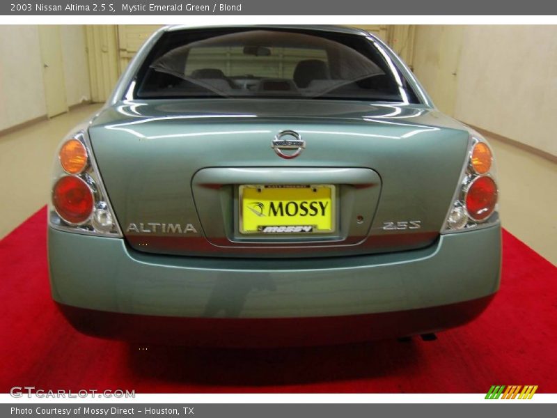 Mystic Emerald Green / Blond 2003 Nissan Altima 2.5 S
