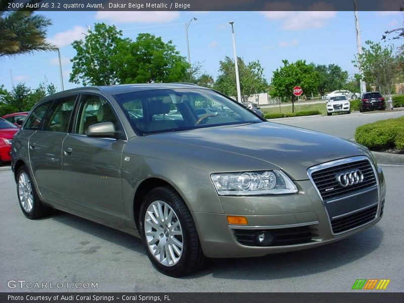 Dakar Beige Metallic / Beige 2006 Audi A6 3.2 quattro Avant