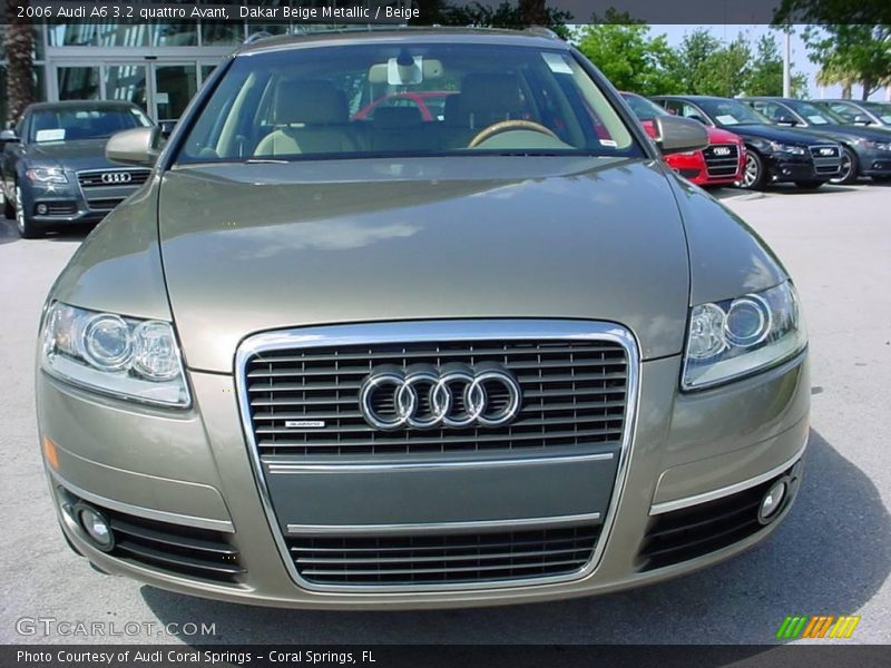 Dakar Beige Metallic / Beige 2006 Audi A6 3.2 quattro Avant