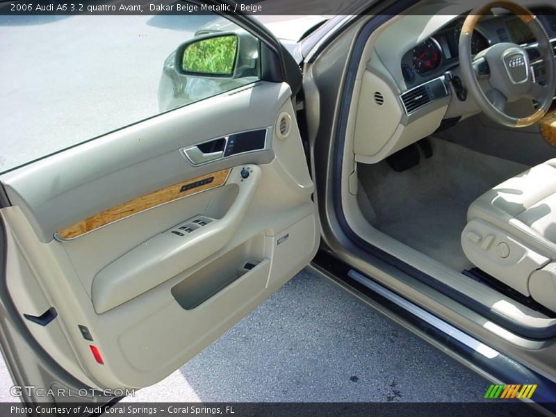 Dakar Beige Metallic / Beige 2006 Audi A6 3.2 quattro Avant