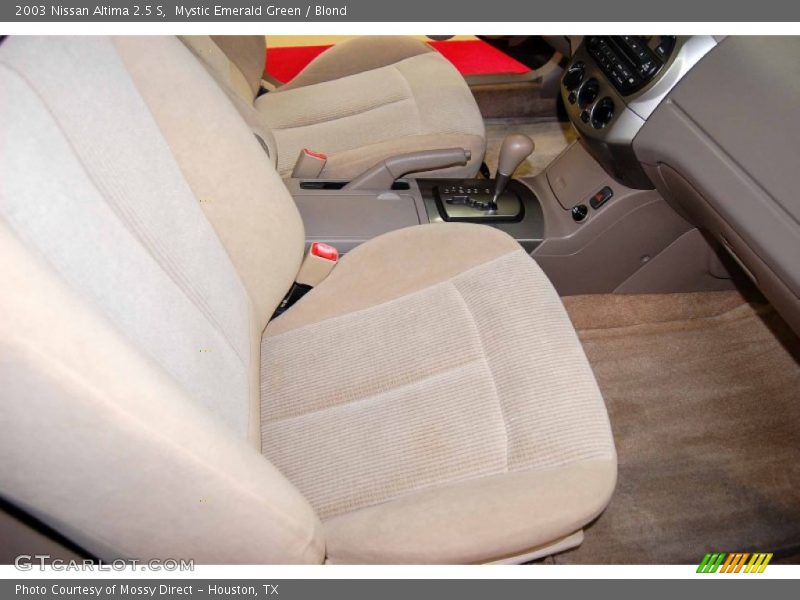 Mystic Emerald Green / Blond 2003 Nissan Altima 2.5 S