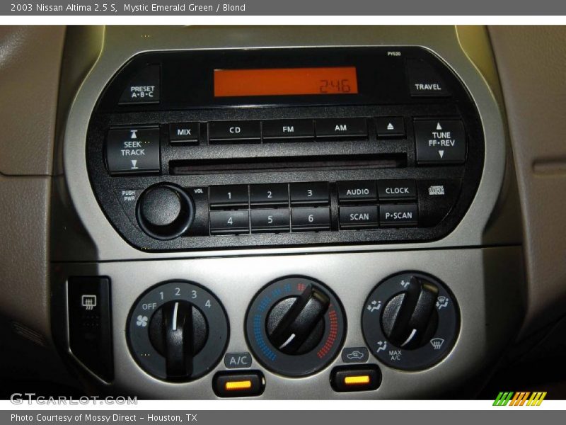 Mystic Emerald Green / Blond 2003 Nissan Altima 2.5 S