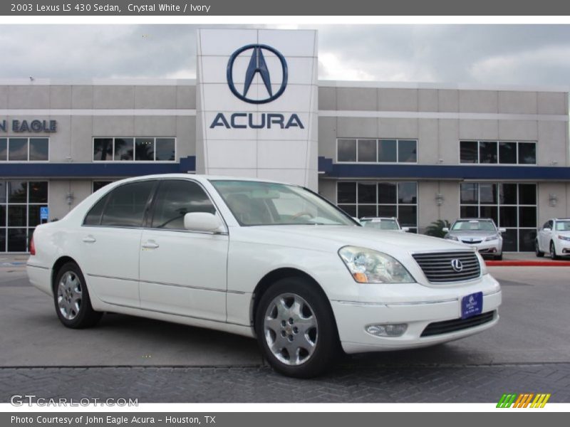 Crystal White / Ivory 2003 Lexus LS 430 Sedan