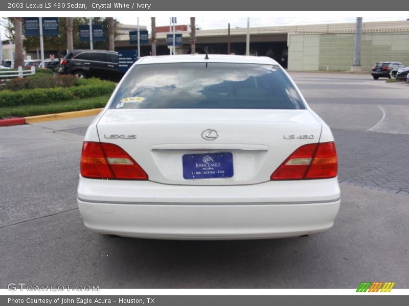 Crystal White / Ivory 2003 Lexus LS 430 Sedan