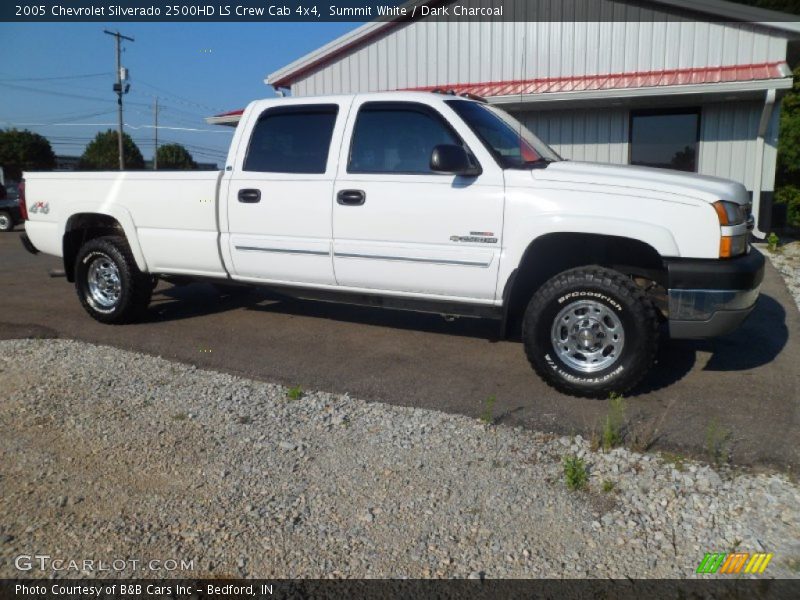 Summit White / Dark Charcoal 2005 Chevrolet Silverado 2500HD LS Crew Cab 4x4