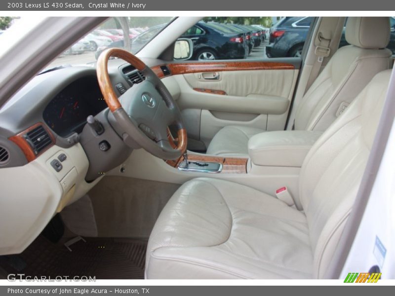 Crystal White / Ivory 2003 Lexus LS 430 Sedan