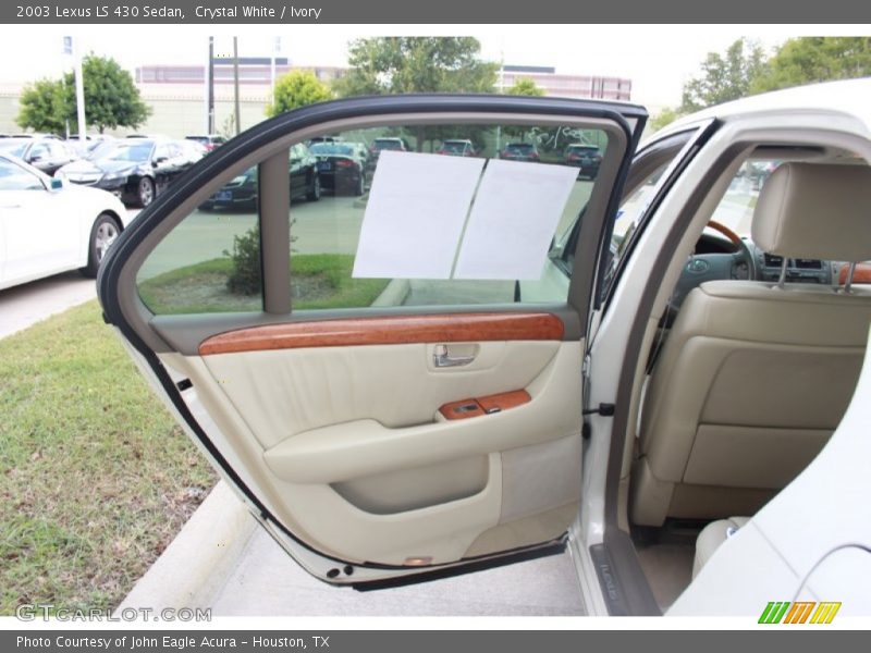Crystal White / Ivory 2003 Lexus LS 430 Sedan