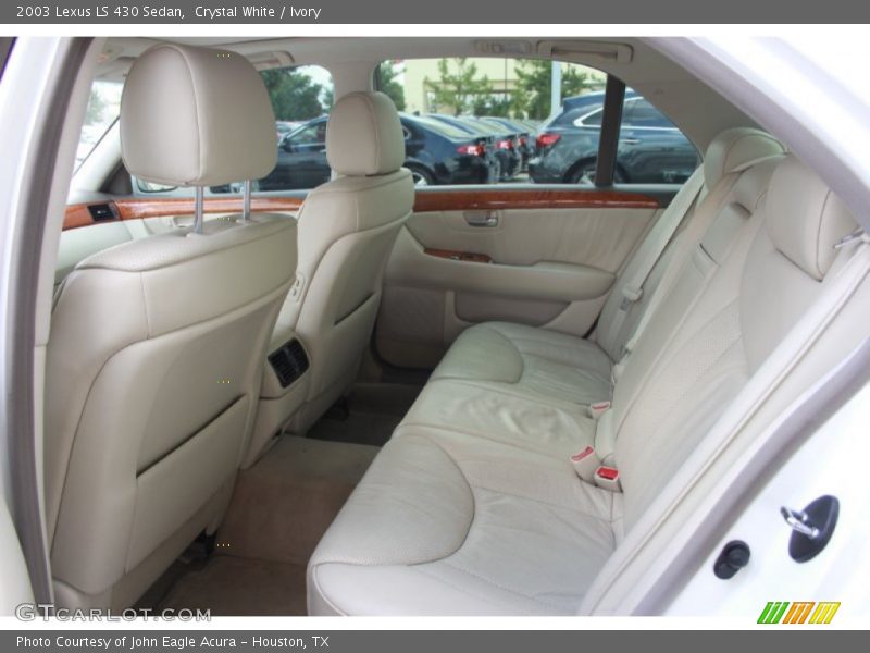 Crystal White / Ivory 2003 Lexus LS 430 Sedan