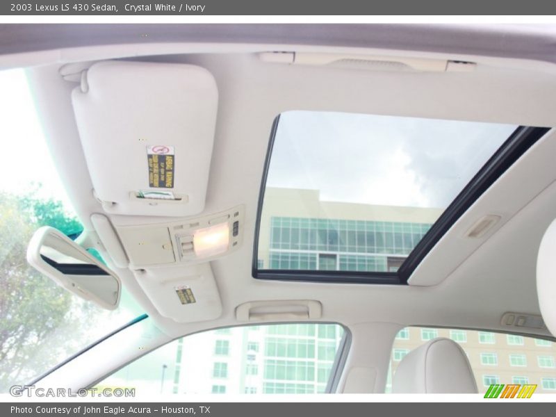 Crystal White / Ivory 2003 Lexus LS 430 Sedan